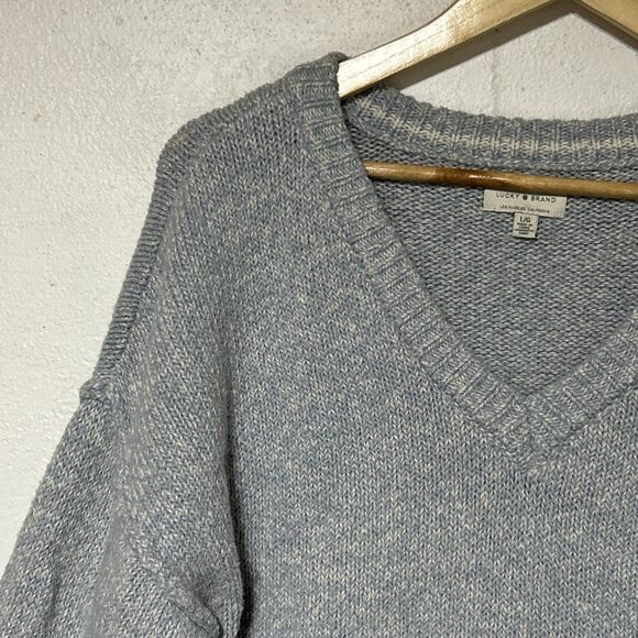 Lucky Brand Light Blue Womens Sweater Large - Picture 2 of 10